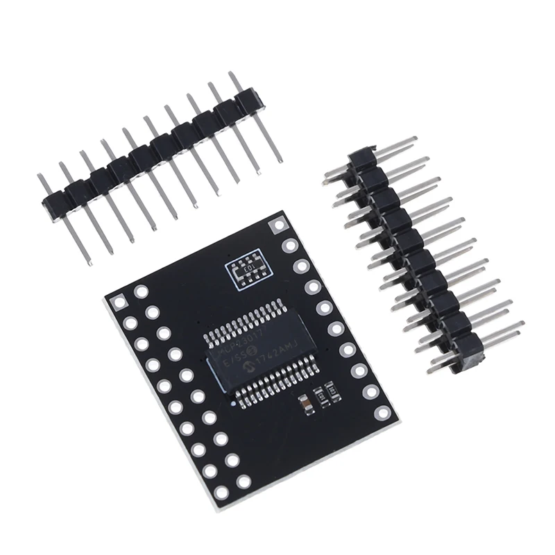 Черный MCP23017 серийный Интерфейс модуль IIC I2C 16 бит I/O расширитель шпильки 10 МГц 2 6*2 1