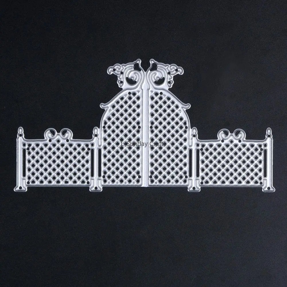 L-Sunday Craft Die Cuts Garden Door Metal Cutting Dies Stencils Scrapbooking Paper Card Carfts Embossing | Дом и сад