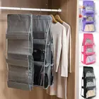 Складная подвесная сумка, 6 карманов, 3 слоя, складной кошелек полка, мешок, сумочка, органайзер, дверь, разные карманы, вешалка для хранения, вешалка для шкафа