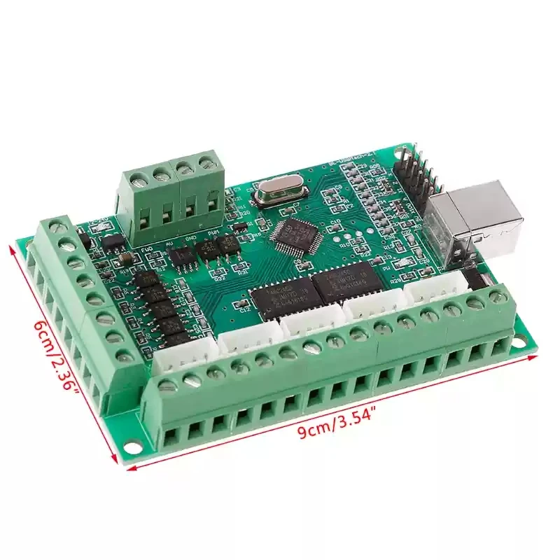 Maxgeek MACH3 ЧПУ коммутационная Плата USB 100 кГц 5 осевой Интерфейс драйвер движения