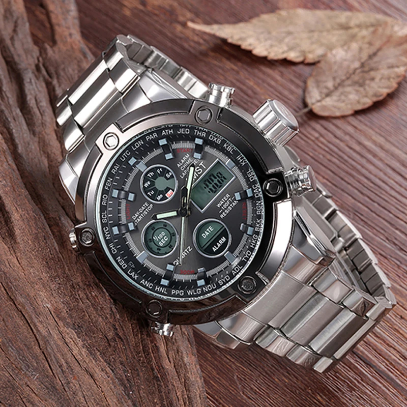 Часы наручные AMST Мужские кварцевые аналоговые люксовые спортивные