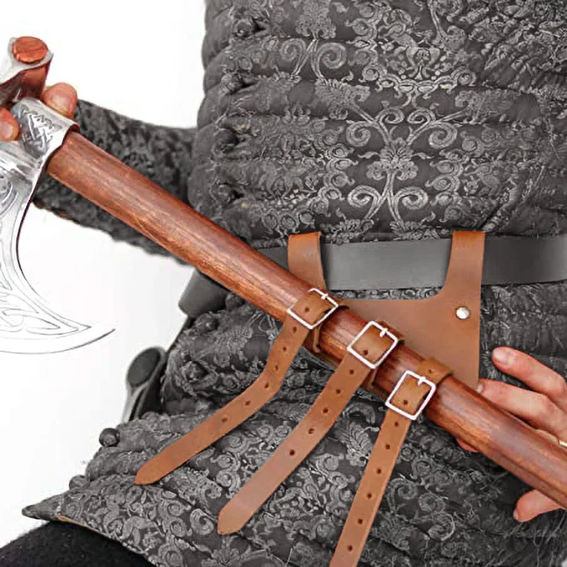 Средневековый топор викингов топорик Томагавк кобура кожаный держатель меча