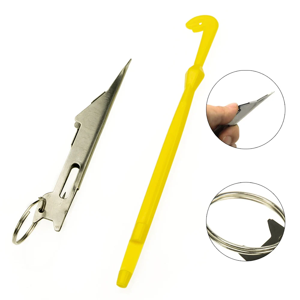 Горячее быстрое завязывание узлов инструмент петля крючок ярус рыболовная