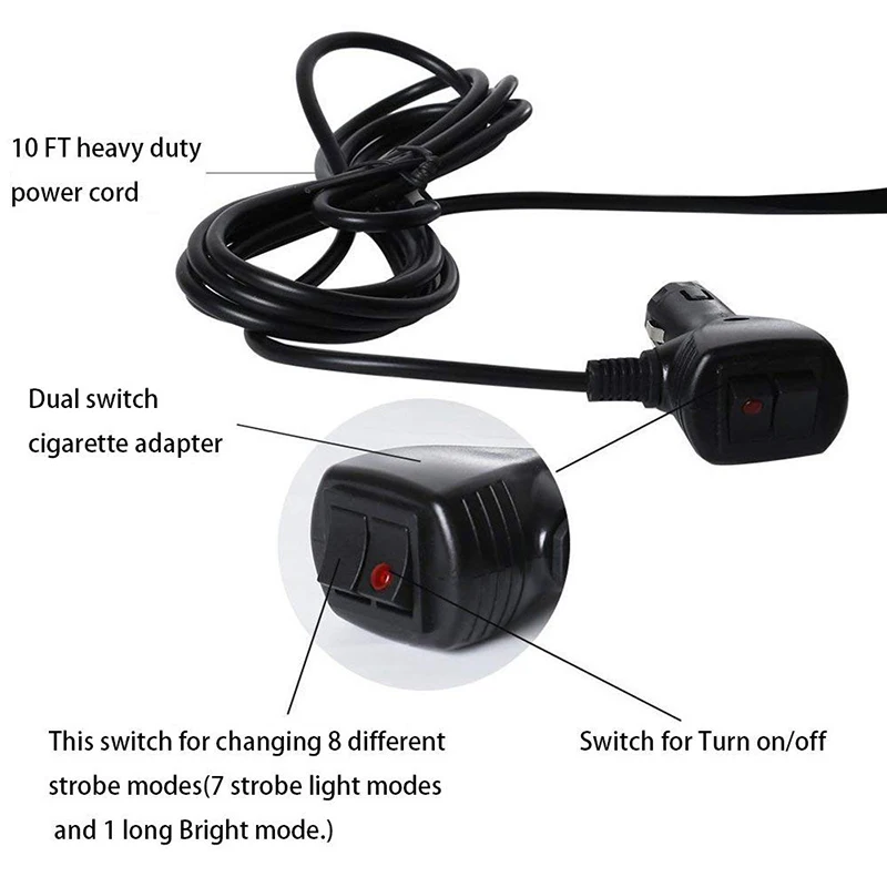 Предупреждение светильник грузовик светодиодный вспышка-стробоскоп для