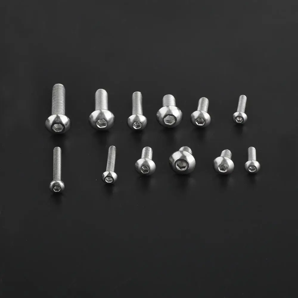 Areyourshop 325 шт. M3 M4 M5 304 набор винтов с шестигранной головкой из нержавеющей стали |