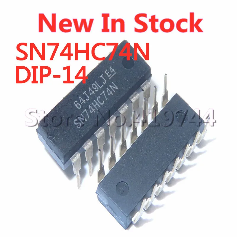 5 шт./лот SN74HC74N SN74HC74 74HC74N DIP-14 в наличии новый оригинальный IC