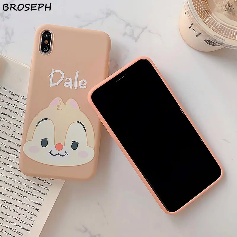 Милый мультяшный чехол для телефона iPhone 7 8 6 6s Plus X XR роскошный s мягкий силиконовый