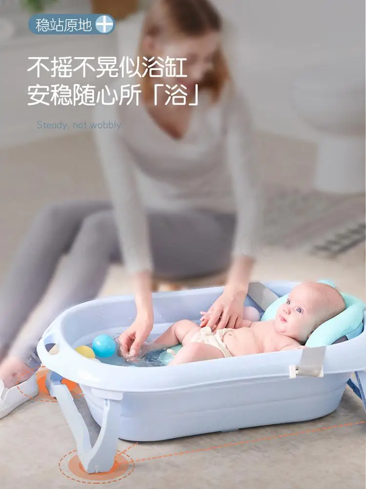 Складная Ванна может сидеть и лежать чтобы купаться на Новорожденные предметы