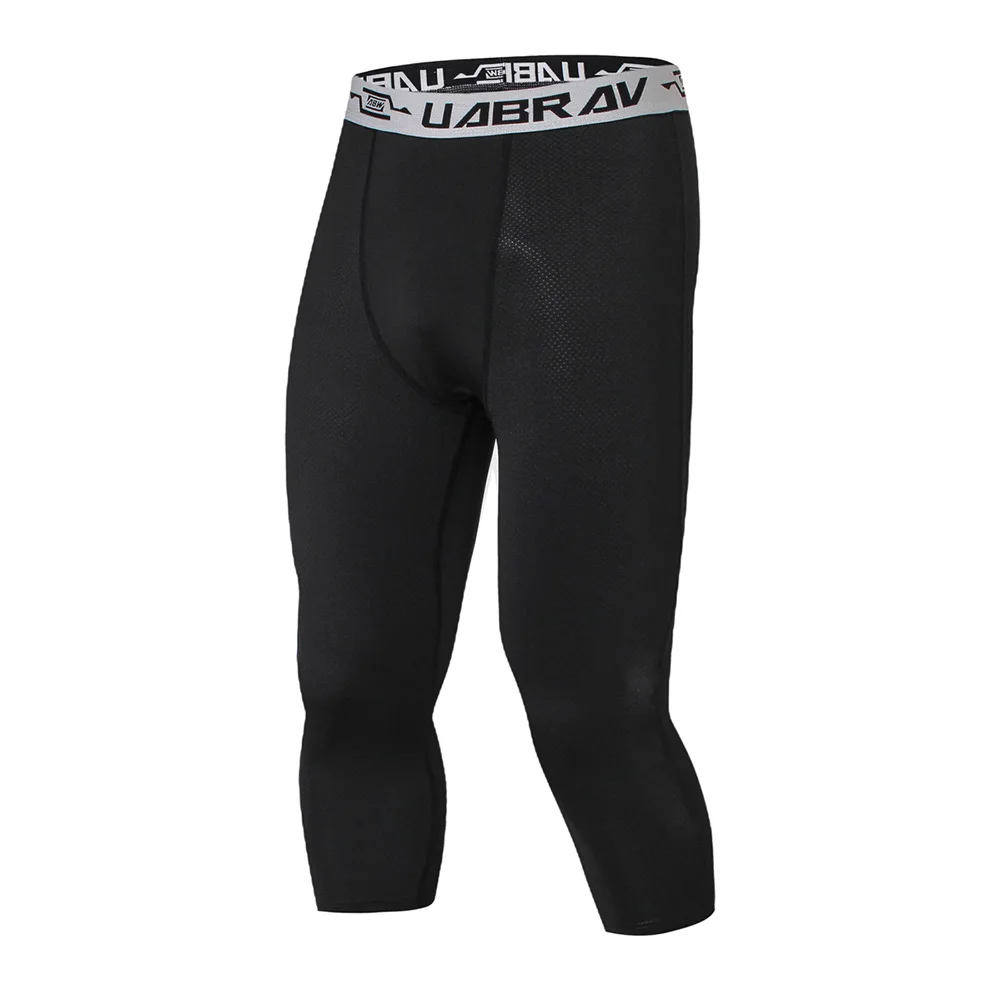 

Gym Fitness Sports Pants Men Clothing Quick-Drying Calf-Length Trainning Jogger Elastic Waist Skinny Pants Pantalones De Hombre