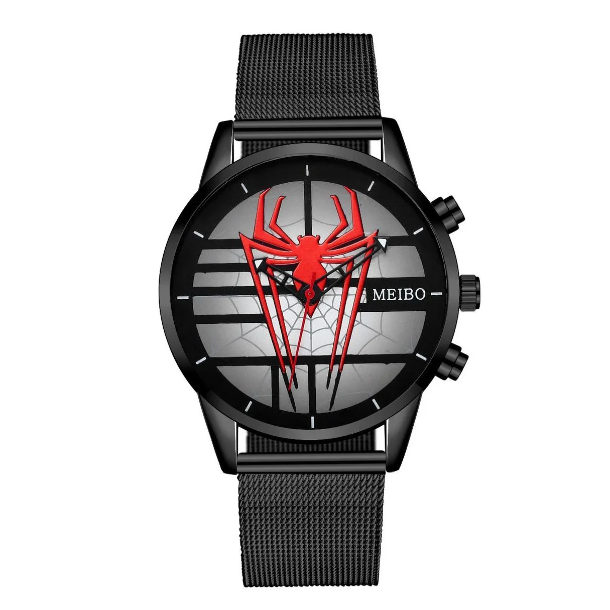 Мужские часы со стальным ремешком модные трендовые крутые мужские с паутиной