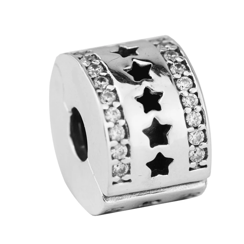 

GPY Рождество Звездное формирования клип Подвески 925 оригинал, соответственные Пандоре обаятельные браслеты стерлинговые серебряные бусины...