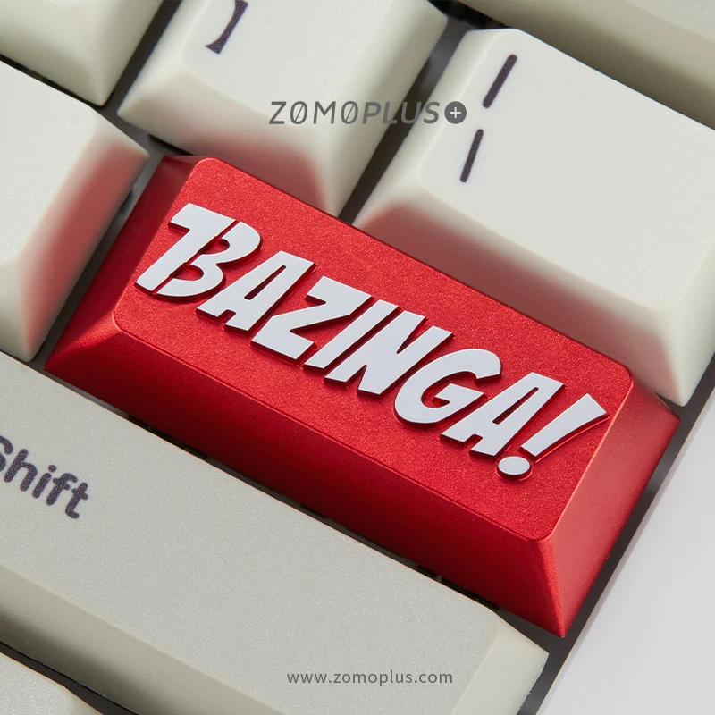 Zomo Bazinga Artisan Keycap CNC Анодированный Алюминиевый совместимый переключатель Cherry MX