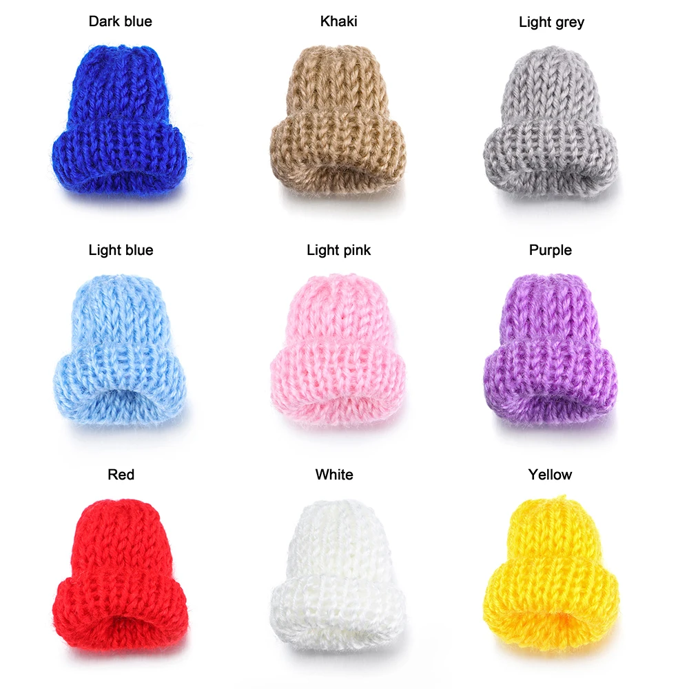 10 шт. новая Маленькая вязаная шапка ручной работы для кукол сделай сам чехол