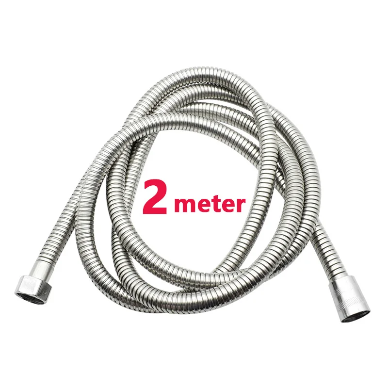 Hose 200CM Высокое качество, насадка для душа под давлением, белая насадка для душа, фильтр для экономии воды, Распылительная насадка с функцией экономии воды под высоким давлением - Цвет: Hose 200CM