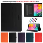 Чехол для Samsung Galaxy Tab A 10,1 2019 SM T510 T515, откидной деловой кожаный чехол для Samsung Tab A 10 1 2019, чехол для планшета