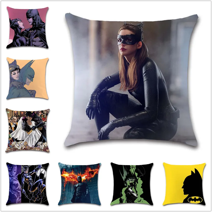 Бэтмен и Женщина кошка любовь поцелуй искусственное покрытие украшение для