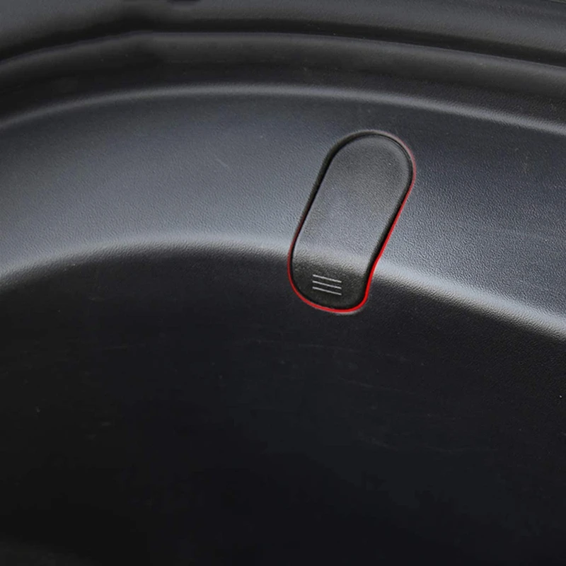 

Hooks Clip Bolt Covers Front Trunk Bag Cargo Hooks Cover Fit for Tesla Model 3 (Black)