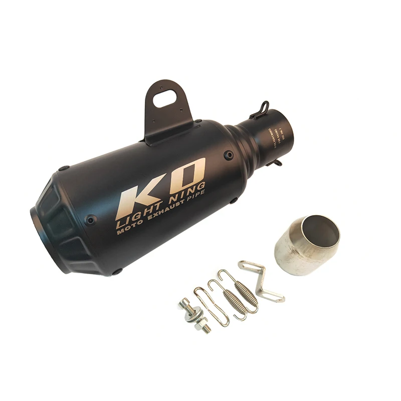 

Motorcycle Modified Exhaust System Vent Pipe Escape Tail Tips Muffler Stainless Steel For 38-51mm Universal Dirt Bike Scooter