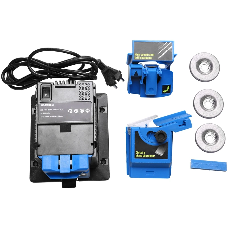 

65W Multifunction Sharpener Household Grinding Tool Sharpener Drill For Knife Twist Drill Hss Drill Scissor Chisel,Eu Plug