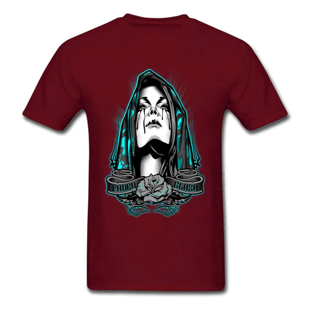 Футболки на День всех святых мертвых слёз лето/осень топы рубашка крутая