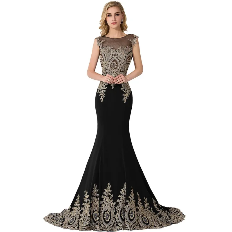 Черный v образный вырез длинное вечернее платье 2020 элегантные Официальные