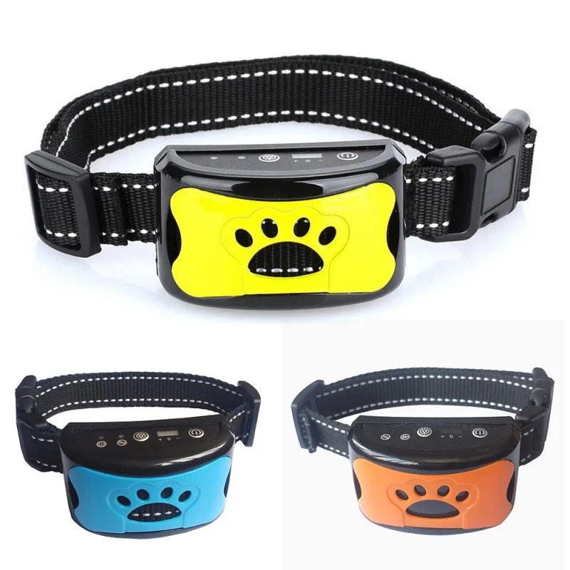 

New Pet Rechargeable Waterproof Intelligent Automatic Adjustment Sound Vibration Bark Stopper (Lithium Battery, Capacity 200mAH)