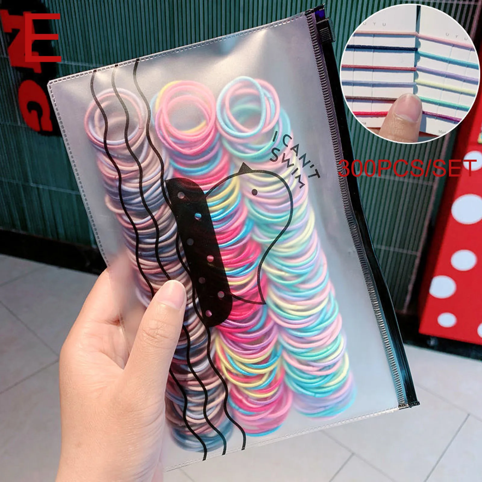 

Hair Band Colorful Small Rubber High Elasticity Hair Band Kids Girls Toddlers 500pcs/set gift So hot Hair Accessories