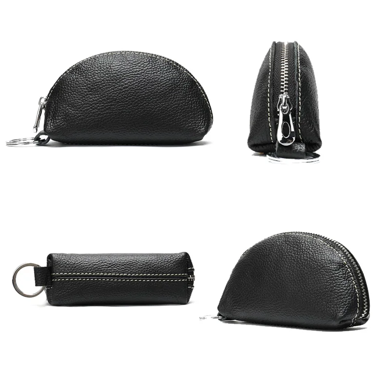 Кошелек MVA из натуральной кожи для женщин бумажники карт с карманами монет тонкий