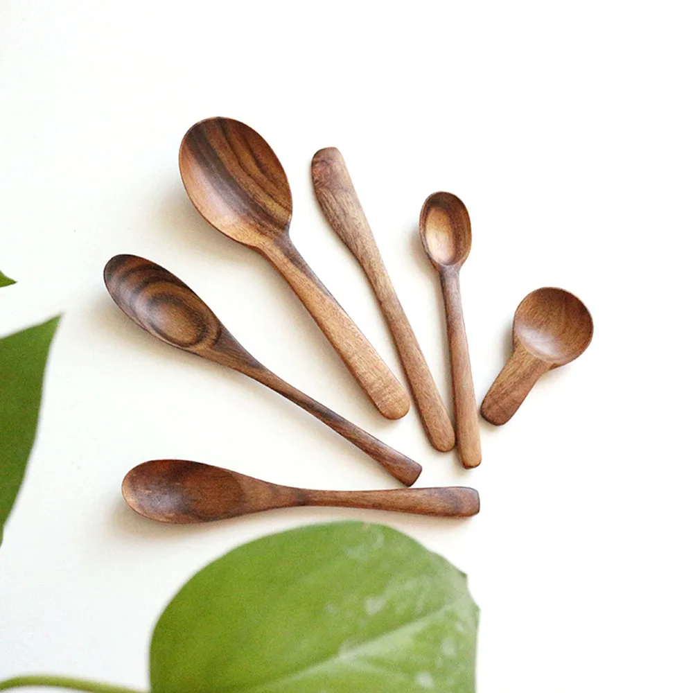 Чайная ложка для молочного порошка столовая ручной работы перемешивания нож