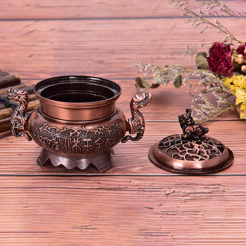 

1 шт., бронзовая курильница в тибетском стиле