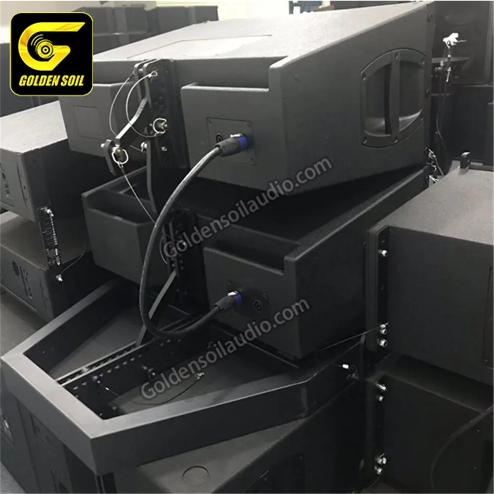 Goldensoil audio V8 двойной 10 дюймовый линейный динамик пассивные колонки линейная