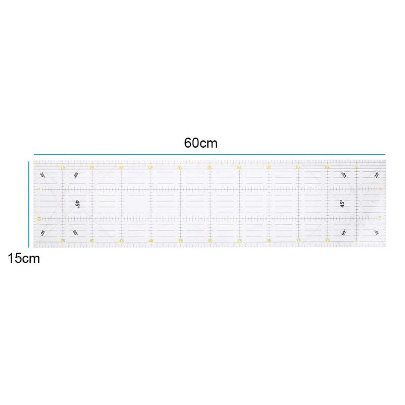 HHO Diy ручные Лоскутные инструменты для шитья ног на заказ акриловый материал 60x15