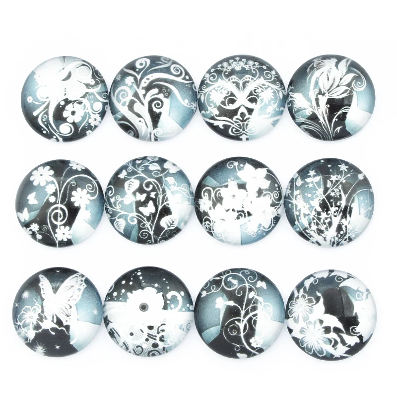 

Микс белый цветок изображение круглого стекла кабошон 8 мм 10 мм 12 мм 14 мм 16 мм 18 мм 20 мм 25 мм 30 мм Diy ручной работы плоская задняя часть ювелирны...