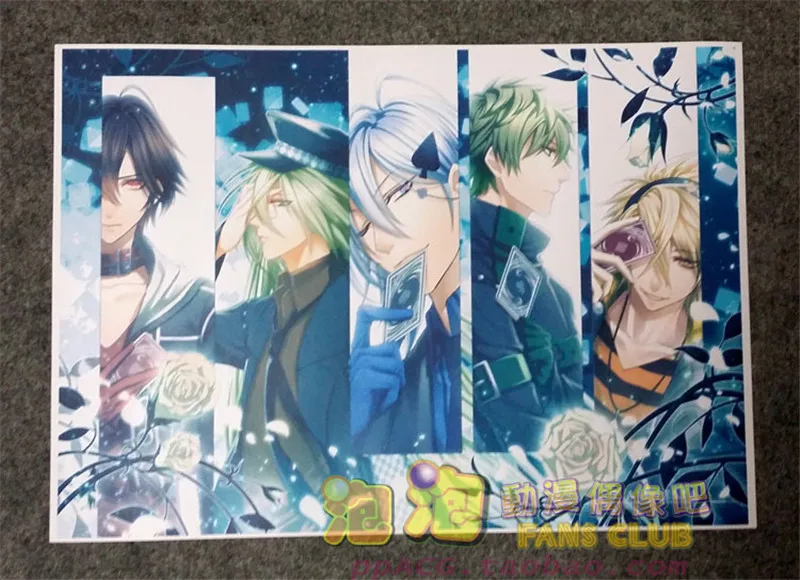 8 шт./компл. Аниме Амнезия постер Син ИККИ Кент Тома Орион Сава настенные