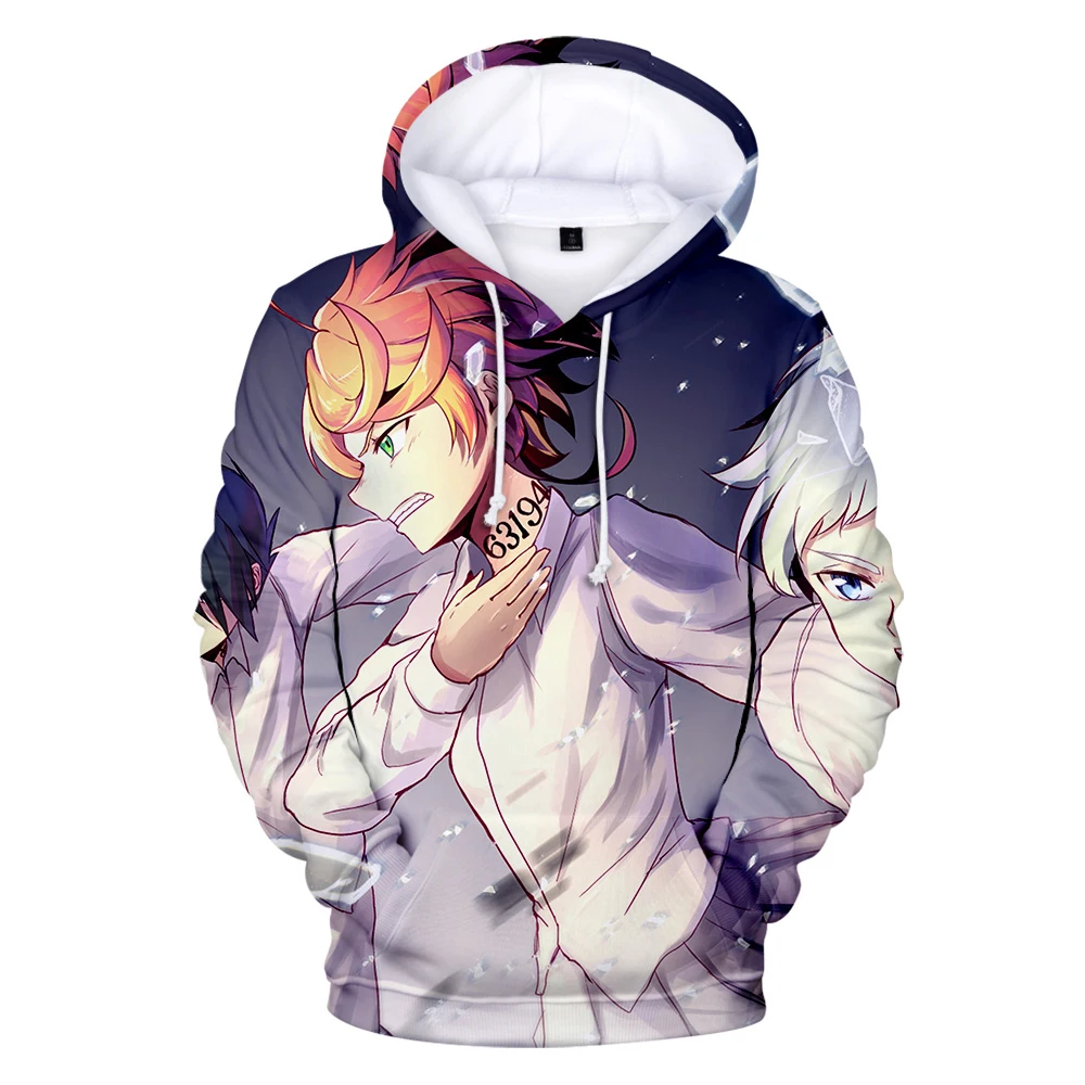 

Fashion The Promised Neverland 3D Hoodies Men/women Print The Promised Neverland Harajuku children Hoody Pullovers Autumn Winter