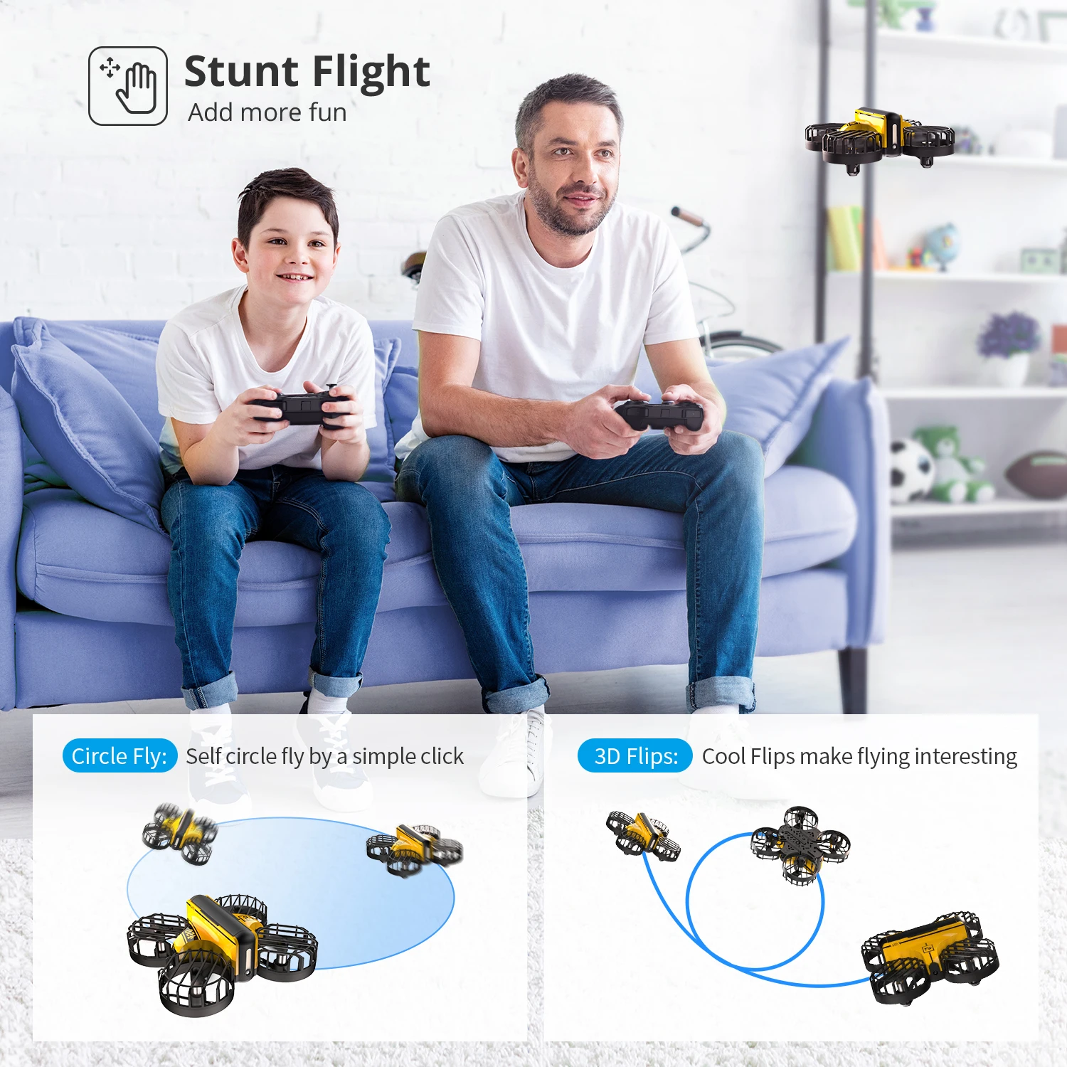 RC Drone plane HS450 Mini Drone RC Helicopter 3D Flips One Key Land Auto Hovering Headless Mode With 3 Batteries rc drone plane enlarge