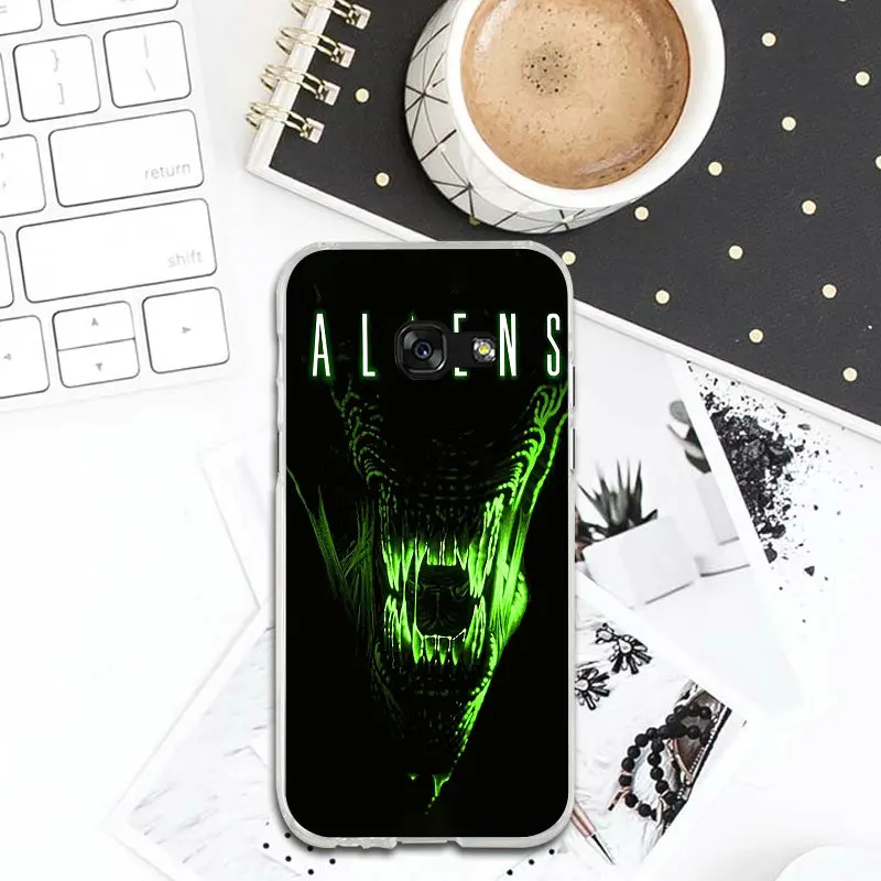 Xenomorph инопланетянин Хищник для Samsung Galaxy J3 J4 J5 J6 J7 J8 A3 A5 A7 2016 2017 2018 корпус чехол