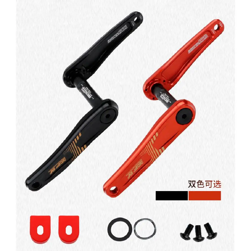 

Левый и правый нижний кронштейн SNAIL Кривошип горного велосипеда, красный, черный, полностью режущий алюминиевый сплав с ЧПУ, сверхсветильни...