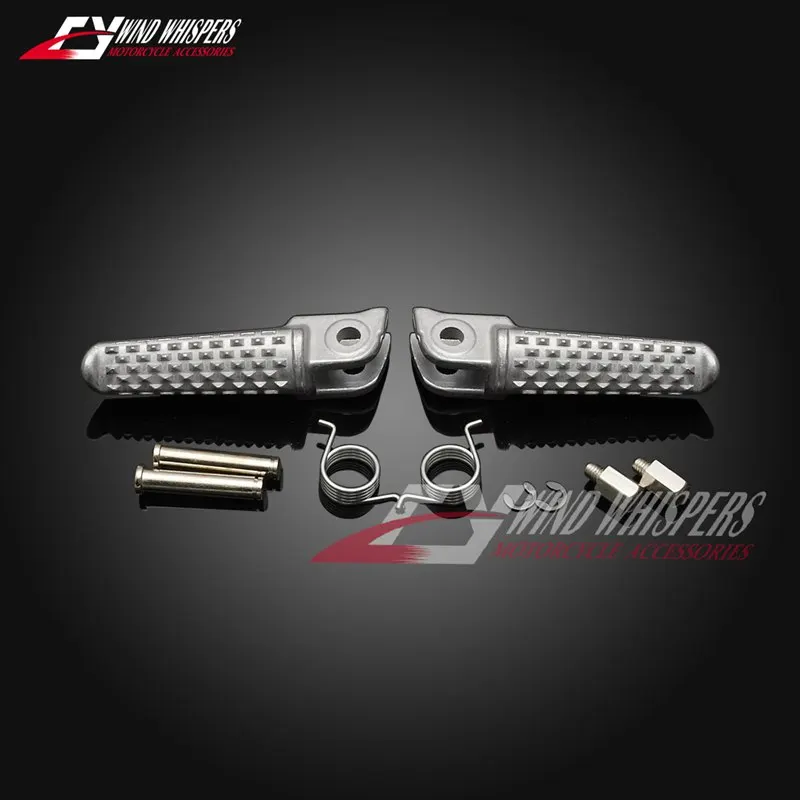 Серебристые передние и задние подножки мотоцикла для Honda CBR600 RR F4 F4i F5 VFR800 CBR900 CBR925 954