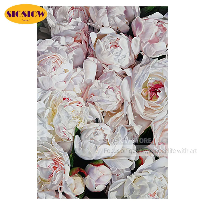 Алмазная 5D Вышивка сделай сам картина с цветами розами квадратными и круглыми