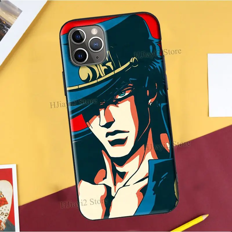 Чехол JOJO Bizarre Adventure Anime для iPhone 11 Pro Max 12 mini SE 2020 X XR XS 7 8 Plus | Мобильные телефоны и