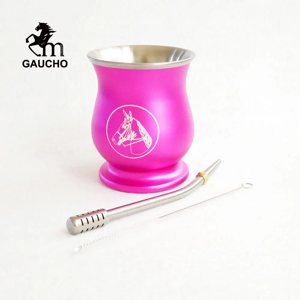 1 компл./лот ковбойские Yerba Коврики тыквы нержавеющая двойная стенная