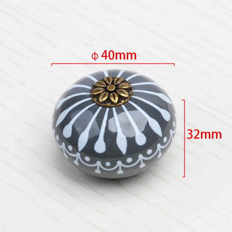 JD 5 цветов керамическая дверная ручка черный/серый/желтый/розовый/синий шкаф для