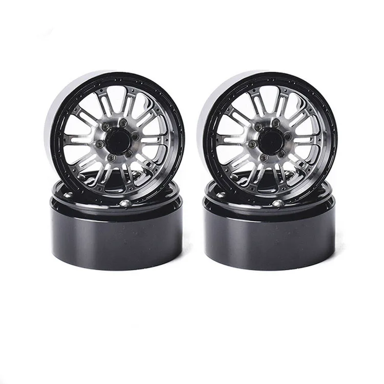 2 дюймов Алюминиевый обод колеса для 1/10 rc Гусеничный автомобиль SCX10 D90 90056 RC 4