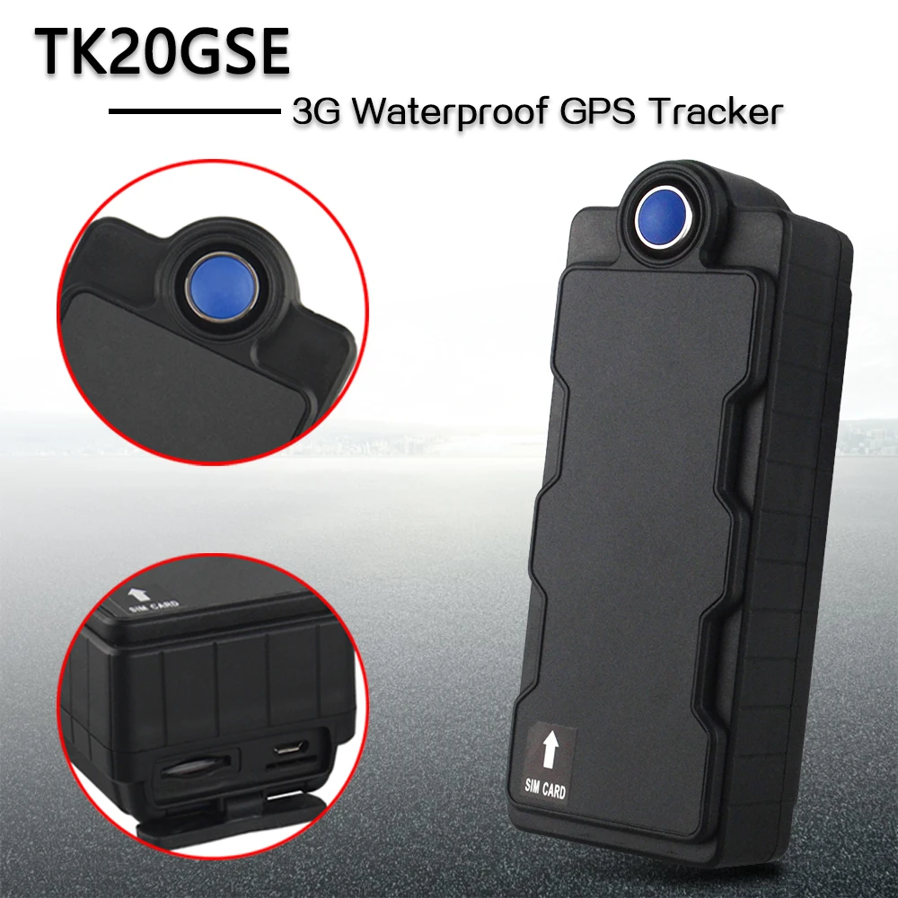 Водонепроницаемый GPS трекер TK20GSE 3G для автомобиля устройство отслеживания в