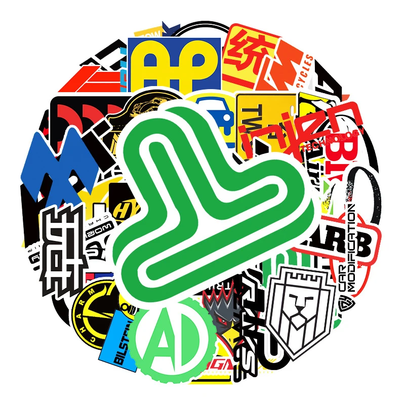 50 шт. изменение гоночный автомобиль Экстремальные виды спорта аниме