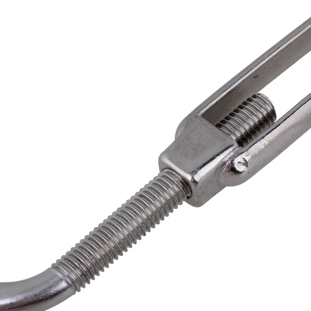 Серебряная 304 нержавеющая сталь европейский стиль глаз-глаз M8 Регулируемая