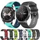 Ремешок для часов, мягкий силиконовый спортивный браслет для HUAWEI WATCH GT2 46Gt2 pro2 pro, 22 мм