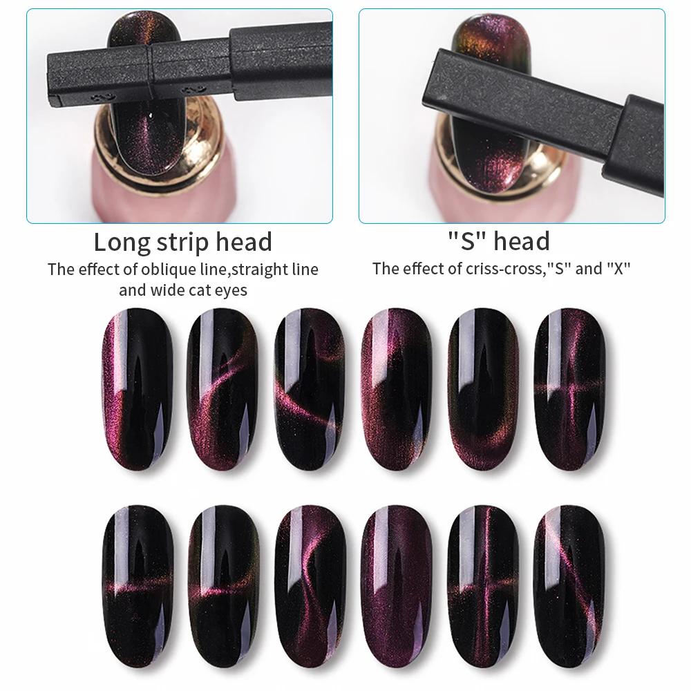 3D Магнитная палочка для ногтей сильный магнитный дизайн 12 видов стилей кошачьи