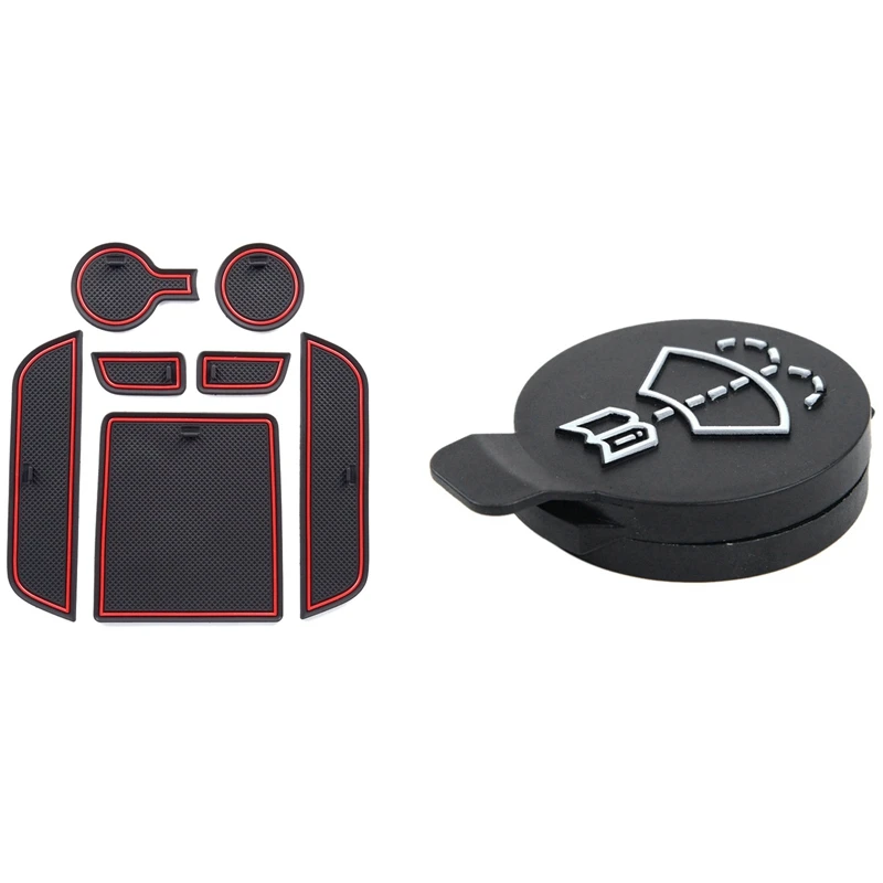 

7PCS Gate Slot Pad For Chevrolet Camaro Accessories With Plastic Bottle Cap Windscreen Windshield Wiper Washer